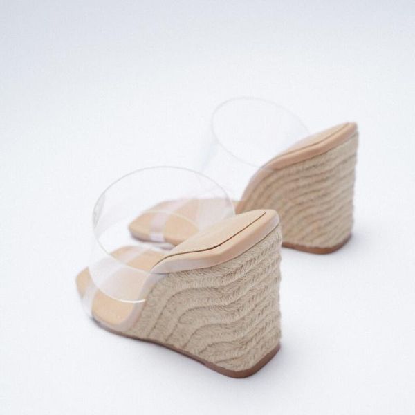transparent slippers flat shoes female square toe women heels beige heeled sandals on a wedge platform pantofle slides summer hi, Black
transparent slippers flat shoes female square toe women heels beige heeled sandals on a wedge platform pantofle slides summer hi, Black