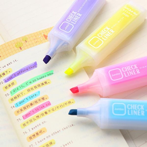 highlighters 1pcs korean stationery multicolour candy color neon marker watercolor kids drawing school supplies, Black;red
highlighters 1pcs korean stationery multicolour candy color neon marker watercolor kids drawing school supplies, Black;red