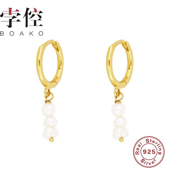 hoop & huggie boako pearl earrings for women 925 silver trendy 2021 fashionable drop earring jewelry zircon pendientes brincos, Golden;silver
hoop & huggie boako pearl earrings for women 925 silver trendy 2021 fashionable drop earring jewelry zircon pendientes brincos, Golden;silver