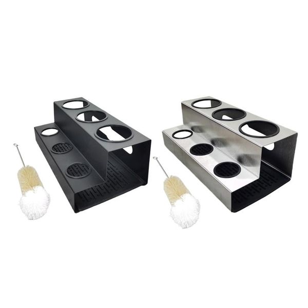 kitchen storage & organization stainless soda bottle drip holder drying draining rack w/ tray
kitchen storage & organization stainless soda bottle drip holder drying draining rack w/ tray