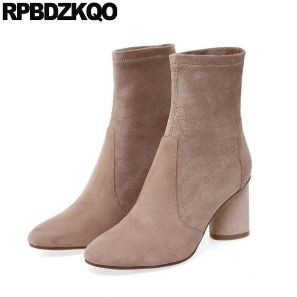 boots suede slip on size 4 block high heel fall chunky designer fashion shoes autumn short european women ankle 2021 round toe, Black
boots suede slip on size 4 block high heel fall chunky designer fashion shoes autumn short european women ankle 2021 round toe, Black
