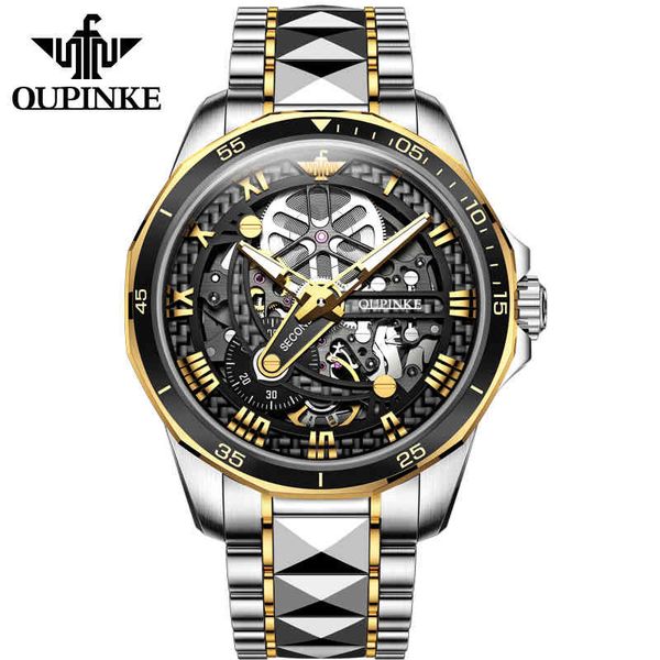 oupinke brand man luxury mechanical automatic watch tungsten steel waterproof sapphire fashion relogio masculino, Slivery;brown
oupinke brand man luxury mechanical automatic watch tungsten steel waterproof sapphire fashion relogio masculino, Slivery;brown