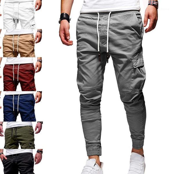 men's pants mens casual solid color fashion jogging fitness sport trousers, Black 
men's pants mens casual solid color fashion jogging fitness sport trousers, Black