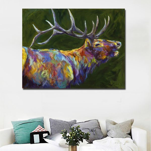 modern animal oil painting abstract nordic deer painting printed on canvas wall art prints poster for living room
modern animal oil painting abstract nordic deer painting printed on canvas wall art prints poster for living room