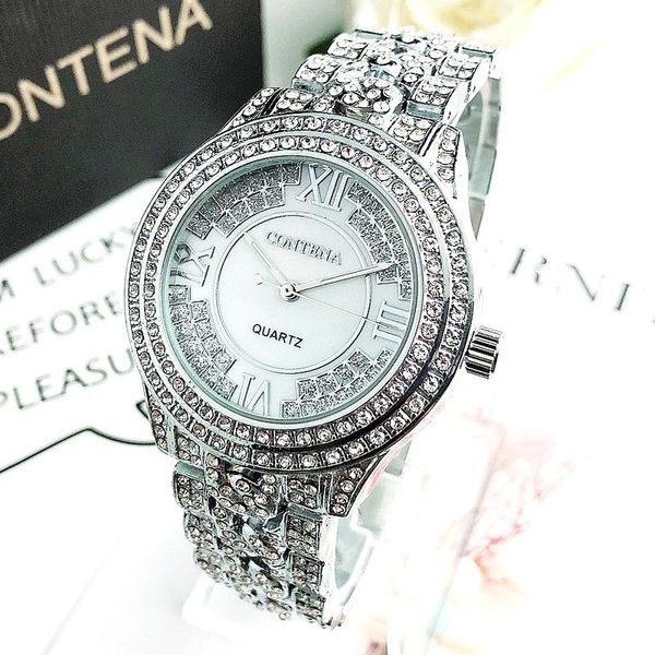 wristwatches contena 6449 womens watches ladies stainless steel sterling silver diamond watch water resistant quartz wrist for women, Slivery;brown
wristwatches contena 6449 womens watches ladies stainless steel sterling silver diamond watch water resistant quartz wrist for women, Slivery;brown