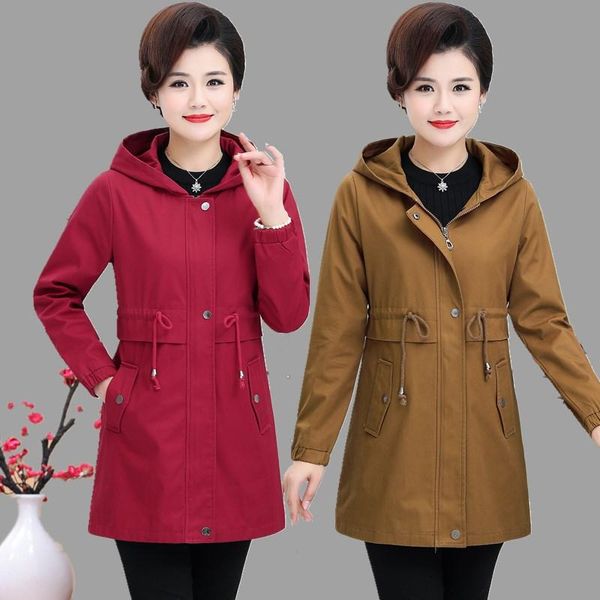 women's trench coats swredmi spring and autumn women coat middle long hooded plus size 4xl outerwear overcoat loose windbreaker, Tan;black
women's trench coats swredmi spring and autumn women coat middle long hooded plus size 4xl outerwear overcoat loose windbreaker, Tan;black