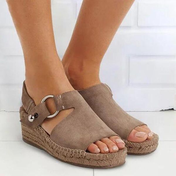 women sandals large size light bottom rope summer shoes fashion dd172, Black 
women sandals large size light bottom rope summer shoes fashion dd172, Black