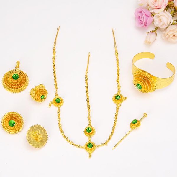 earrings & necklace bangrui ethiopian complete set forehead hair piece/hair pin/clips earring etc.yellow color green stone jewelry ethiopia, Silver
earrings & necklace bangrui ethiopian complete set forehead hair piece/hair pin/clips earring etc.yellow color green stone jewelry ethiopia, Silver