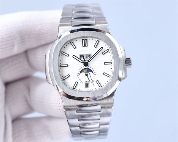 men's watch square aperture 324 mechanical movement three needle time, month week calendar, 24h display sapphire mirror 40mm, Slivery;brown
men's watch square aperture 324 mechanical movement three needle time, month week calendar, 24h display sapphire mirror 40mm, Slivery;brown