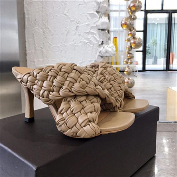 fashion women weave slippers open toe heels shoes ladies summer party beach sandals slides, Black
fashion women weave slippers open toe heels shoes ladies summer party beach sandals slides, Black