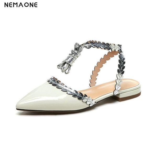 women sandals poined close toe summer genuine leather girl's shoes woman lace up casual work size 34-43, Black
women sandals poined close toe summer genuine leather girl's shoes woman lace up casual work size 34-43, Black