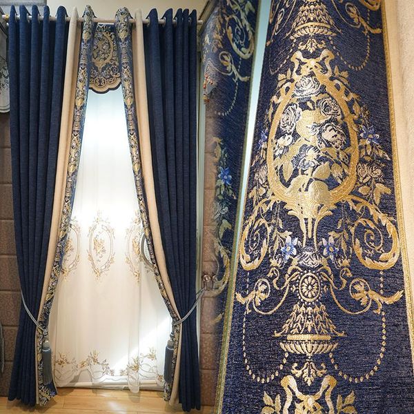 high grade european chenille curtain simple modern bedroom living room fabric shading american finished piazza & drapes
high grade european chenille curtain simple modern bedroom living room fabric shading american finished piazza & drapes
