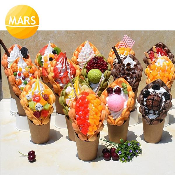 simulation ice cream egg waffle model display fake eggettes puff bubble waffles props decoration bread makers
simulation ice cream egg waffle model display fake eggettes puff bubble waffles props decoration bread makers