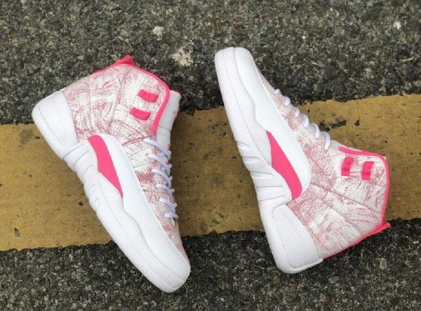 12 gs pink lemonade basketball shoes girl kids 12s pink lemonade xiis sneakers size us4-8 5288h, Black
12 gs pink lemonade basketball shoes girl kids 12s pink lemonade xiis sneakers size us4-8 5288h, Black