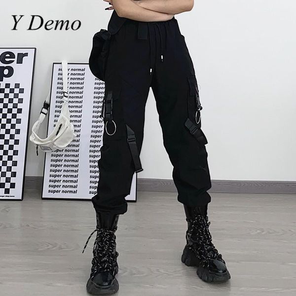 women's pants & capris y demo techwear punk buckles circle black cargo women high waist slim legged hiphop rock, Black;white
women's pants & capris y demo techwear punk buckles circle black cargo women high waist slim legged hiphop rock, Black;white