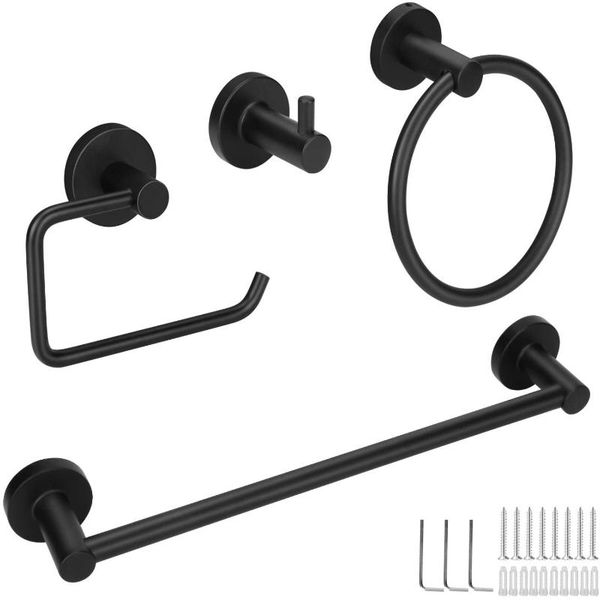 bath accessory set 4 pcs stainless steel towel bar toilet paper ring and hook heavy duty bathroom accessories
bath accessory set 4 pcs stainless steel towel bar toilet paper ring and hook heavy duty bathroom accessories