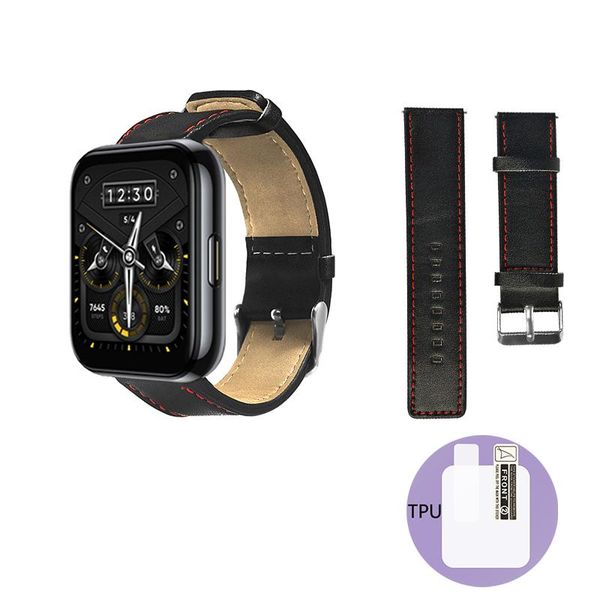watch bands strap + screen protector for realme 2/ 2 pro leather bracelets, Black;brown
watch bands strap + screen protector for realme 2/ 2 pro leather bracelets, Black;brown