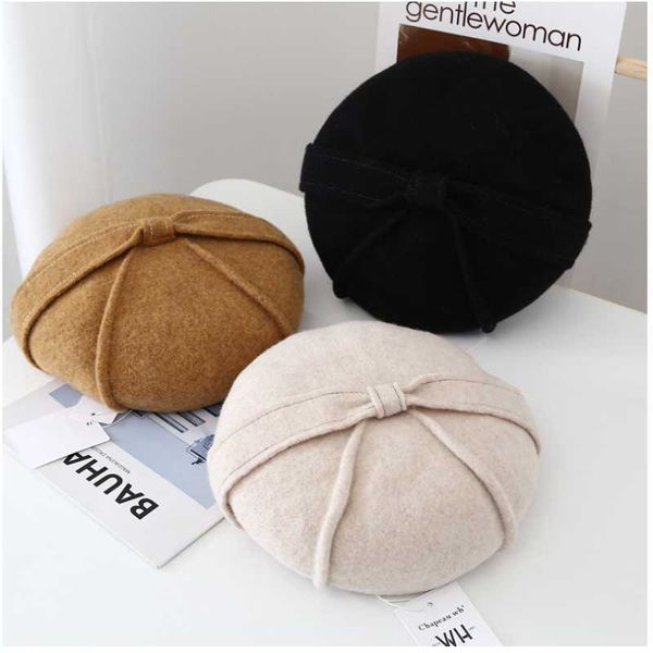 beanies japanese retro women's wool beret bowknot beanie casual wild plain solid color winter
beanies japanese retro women's wool beret bowknot beanie casual wild plain solid color winter