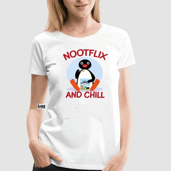 men's t-shirts men t-shirt pingu nootflix and chill tshirt women t shirt, White;black
men's t-shirts men t-shirt pingu nootflix and chill tshirt women t shirt, White;black