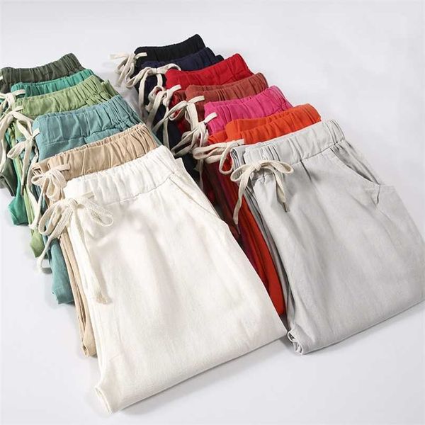 candy colors summer pants women lace up pantalon femme cotton linen sweatpants casual harem pants women ladies trousers c5212 211112, Black;white
candy colors summer pants women lace up pantalon femme cotton linen sweatpants casual harem pants women ladies trousers c5212 211112, Black;white