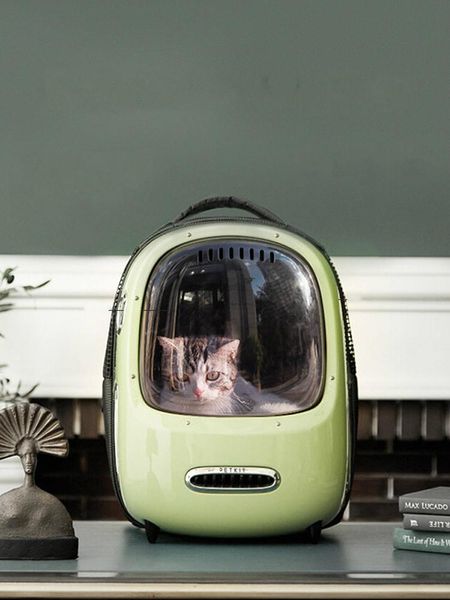 cat carriers,crates & houses retro space backpack go out portable bag transparent breathable pet high value wide field of vision
cat carriers,crates & houses retro space backpack go out portable bag transparent breathable pet high value wide field of vision
