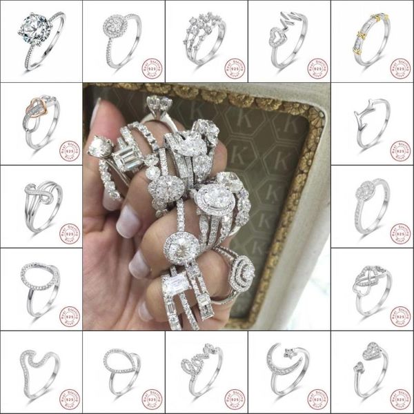 cluster rings 16 style selling 100% 925 silver diamond for women simple thin wave wedding gift round circle gemstone jewelry, Golden;silver
cluster rings 16 style selling 100% 925 silver diamond for women simple thin wave wedding gift round circle gemstone jewelry, Golden;silver