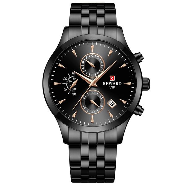 reward watches rd81008m quartz stainless steel wristwatches calendar waterproof sport mens watch business casual fashion wrist clock for men, Slivery;brown
reward watches rd81008m quartz stainless steel wristwatches calendar waterproof sport mens watch business casual fashion wrist clock for men, Slivery;brown
