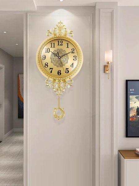 wall clocks european metal vintage luxury pendulum hanging creative golden large reloj pared home accessories
wall clocks european metal vintage luxury pendulum hanging creative golden large reloj pared home accessories