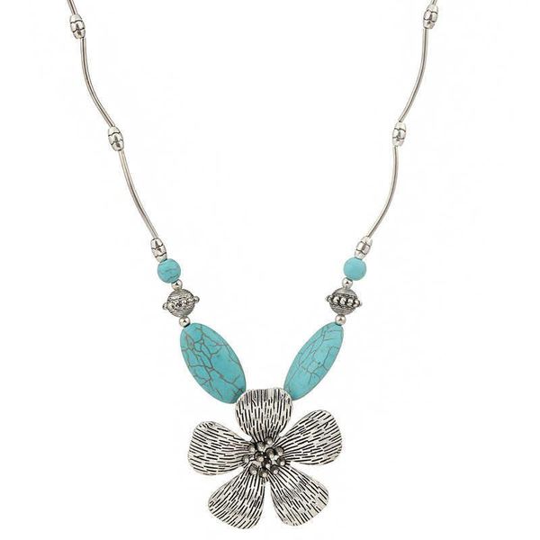 women's big flower tibetan silver turquoise pendant necklaces fashion gift national style women diy necklace pendants
women's big flower tibetan silver turquoise pendant necklaces fashion gift national style women diy necklace pendants