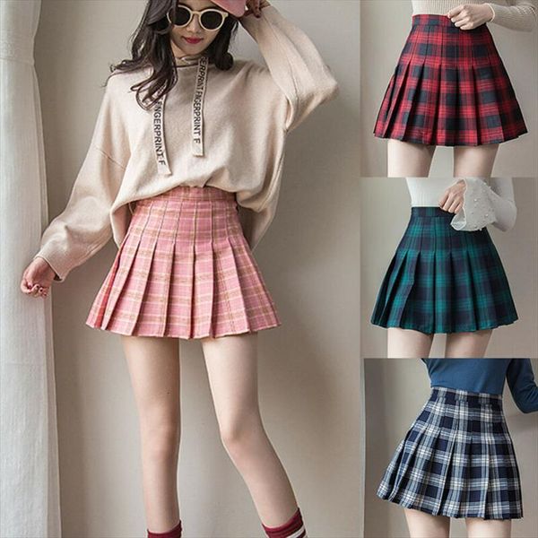 gothic kawaii high waist pleated womens skirts mini school girls plaid female skater zipper, Black
gothic kawaii high waist pleated womens skirts mini school girls plaid female skater zipper, Black