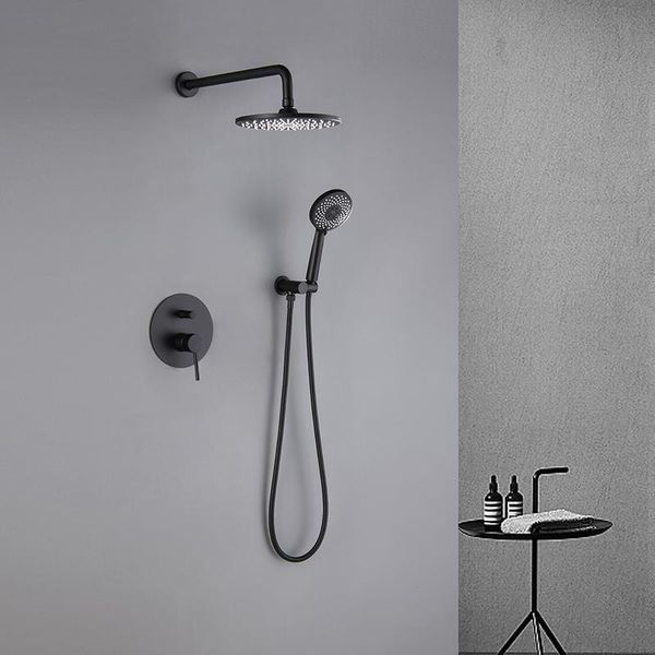 boonion dumb black brass shower faucets 10" rain head bathroom set diverter mixer valve system wall mounted sets
boonion dumb black brass shower faucets 10" rain head bathroom set diverter mixer valve system wall mounted sets