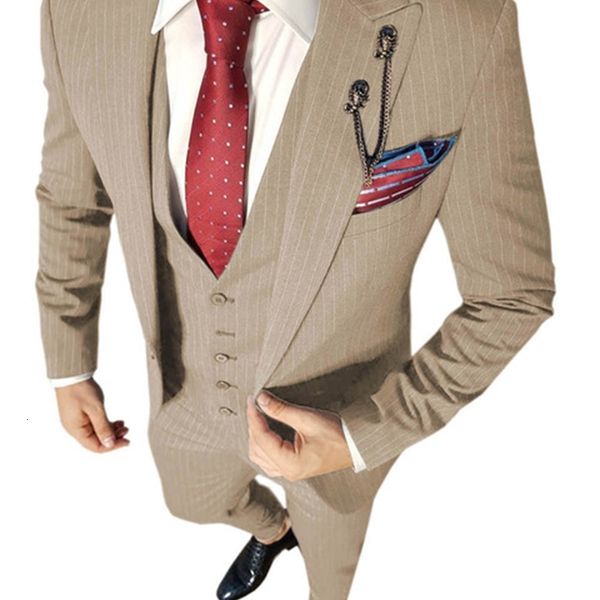 men's suits & blazers i've got a striped suit button three pieces of the groom's prom gown thin, casual tux fit for marriage, White;black
men's suits & blazers i've got a striped suit button three pieces of the groom's prom gown thin, casual tux fit for marriage, White;black