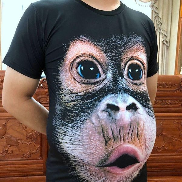 men's t-shirts 3d printed t-shirt, orangutan pattern, european and american short-sleeved personality trend, White;black
men's t-shirts 3d printed t-shirt, orangutan pattern, european and american short-sleeved personality trend, White;black