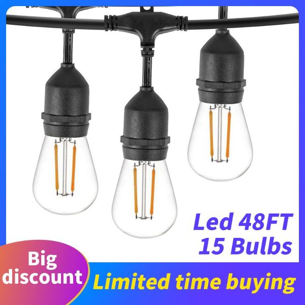 strings led string light indoor outdoor decoration holiday lighting party wedding decor s14 e27 bulbs ip65 waterproof
strings led string light indoor outdoor decoration holiday lighting party wedding decor s14 e27 bulbs ip65 waterproof