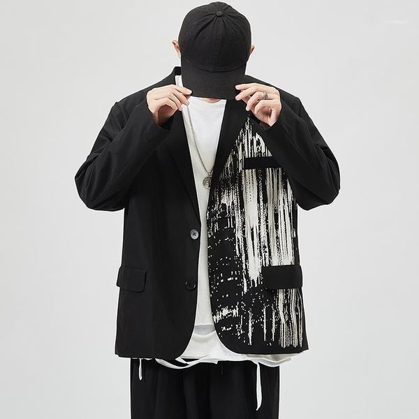 luxury classic patchwork japan style men's casual blazers fashion loose long suit mens blazer for men veste homme costume1, White;black
luxury classic patchwork japan style men's casual blazers fashion loose long suit mens blazer for men veste homme costume1, White;black