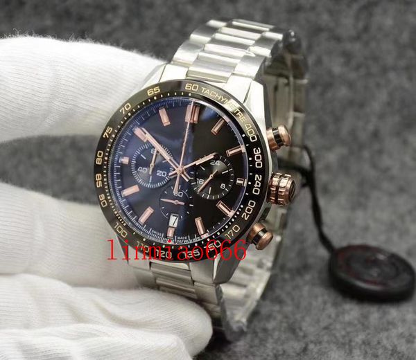 high-end luxury business casual multi-function men's watch vk quartz running second movement 316l case with stainless steel leather two, Slivery;brown
high-end luxury business casual multi-function men's watch vk quartz running second movement 316l case with stainless steel leather two, Slivery;brown