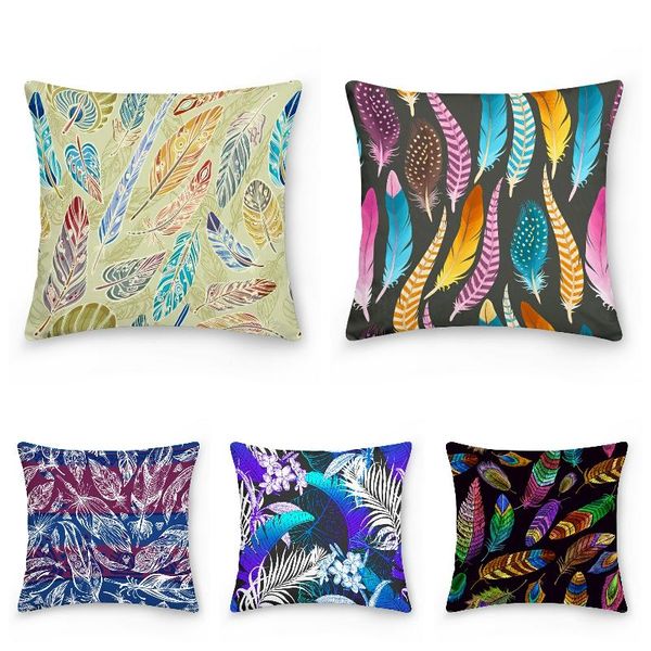 pillow case feather pattern cushion cover creative hug pillowcase for sofa bedroom throw 45*45
pillow case feather pattern cushion cover creative hug pillowcase for sofa bedroom throw 45*45