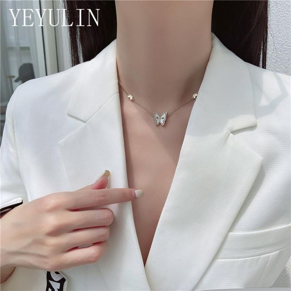 chokers chic rhinestone butterfly charms pendant necklace for women girls simple beautiful link chain choker jewelry gift, Golden;silver
chokers chic rhinestone butterfly charms pendant necklace for women girls simple beautiful link chain choker jewelry gift, Golden;silver