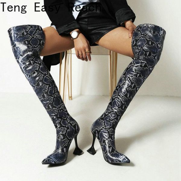 boots 2021 women over the knee thin high heel pointed toe ladies thigh faux leather snake print women's 36 37, Black
boots 2021 women over the knee thin high heel pointed toe ladies thigh faux leather snake print women's 36 37, Black