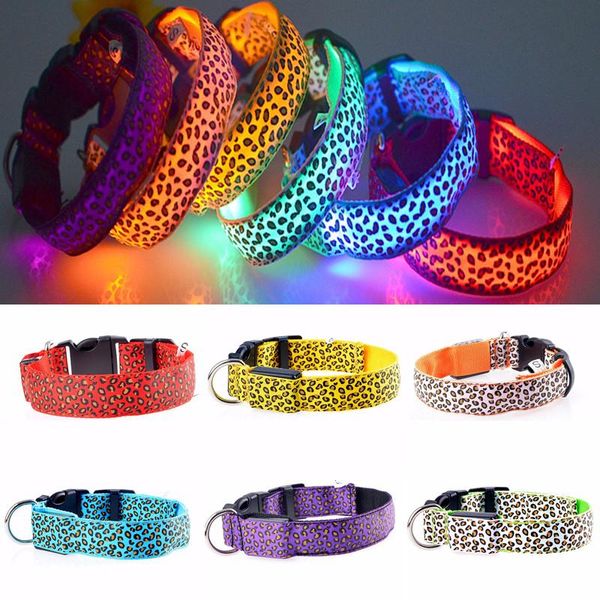 dog collars & leashes fml leopard 2.5cm wide led pet collar 3 mode flashing luminous lighting safety for small medium large dogs
dog collars & leashes fml leopard 2.5cm wide led pet collar 3 mode flashing luminous lighting safety for small medium large dogs