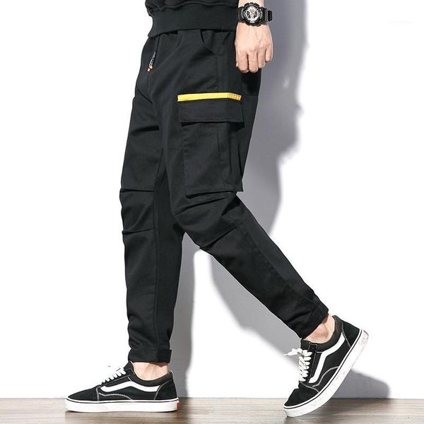 fall youth fashion japanese men's color matching big size relaxed trend of teenagers' feet casual pants, Black
fall youth fashion japanese men's color matching big size relaxed trend of teenagers' feet casual pants, Black