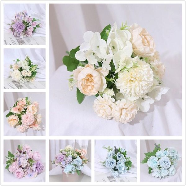 decorative flowers & wreaths 33*18cm artificial flower rose wedding decoration accessories holding bouquet pography props home living room d
decorative flowers & wreaths 33*18cm artificial flower rose wedding decoration accessories holding bouquet pography props home living room d