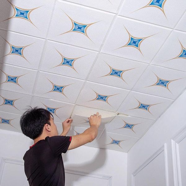 wallpapers ceiling foam wallpaper self-adhesive home decoration stickers 3d anti-collision creative background wall
wallpapers ceiling foam wallpaper self-adhesive home decoration stickers 3d anti-collision creative background wall