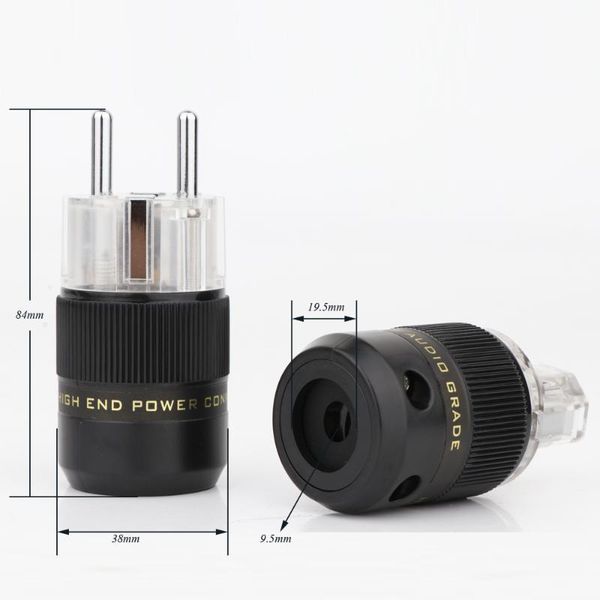 smart power plugs pair rhodium plated brass schuko connector audiophile diy mains eu cord plug hifi
smart power plugs pair rhodium plated brass schuko connector audiophile diy mains eu cord plug hifi