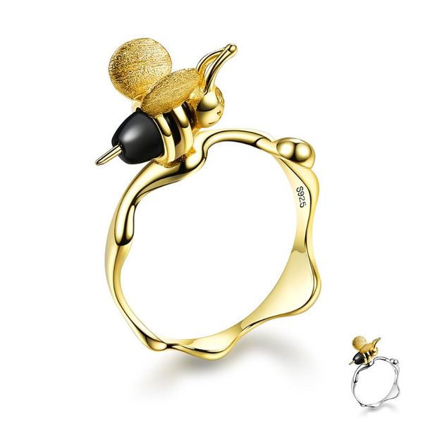 cluster rings zemior natural gemstone for women 18k gold bee and dripping honey 925 sterling silver handmade fine jewelry, Golden;silver
cluster rings zemior natural gemstone for women 18k gold bee and dripping honey 925 sterling silver handmade fine jewelry, Golden;silver