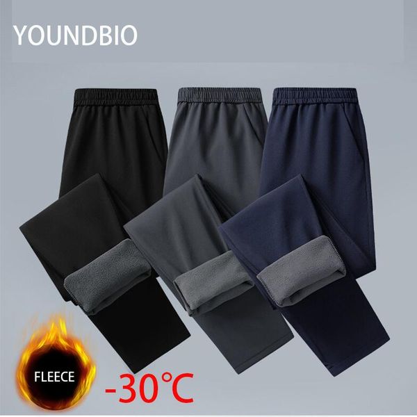 men's pants men fleece thicken warm windproof waterproof straight cotton quality slim fit fashion casual winter, Black
men's pants men fleece thicken warm windproof waterproof straight cotton quality slim fit fashion casual winter, Black