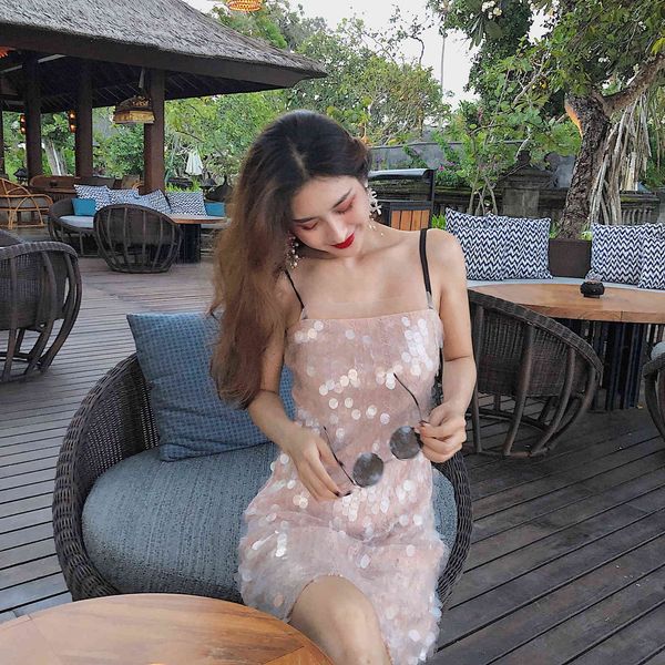 summer casual female sequins chic sweet korea ulzzang harajuku ins vintage fashion spaghetti strap plus size short dress 210608, Black;gray
summer casual female sequins chic sweet korea ulzzang harajuku ins vintage fashion spaghetti strap plus size short dress 210608, Black;gray