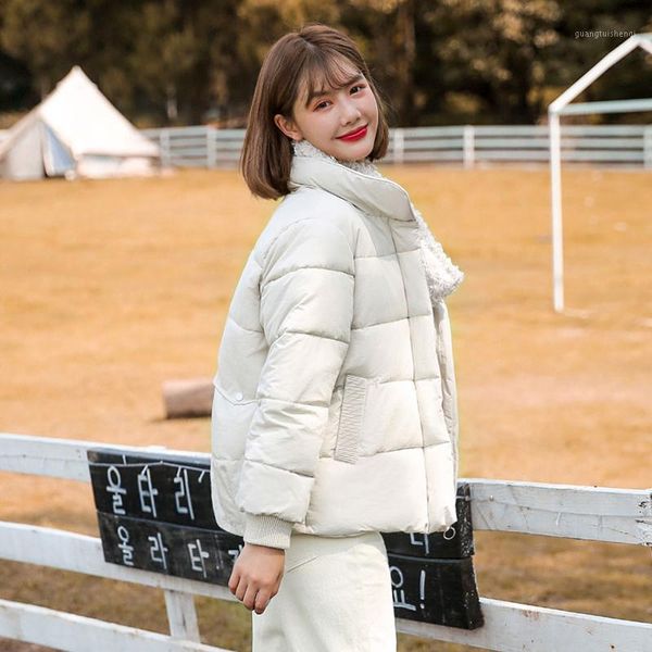 women's down & parkas female cold coat plus size solid short style winter jackets 2021 loose stand collar cotton padded casual woman, Black
women's down & parkas female cold coat plus size solid short style winter jackets 2021 loose stand collar cotton padded casual woman, Black