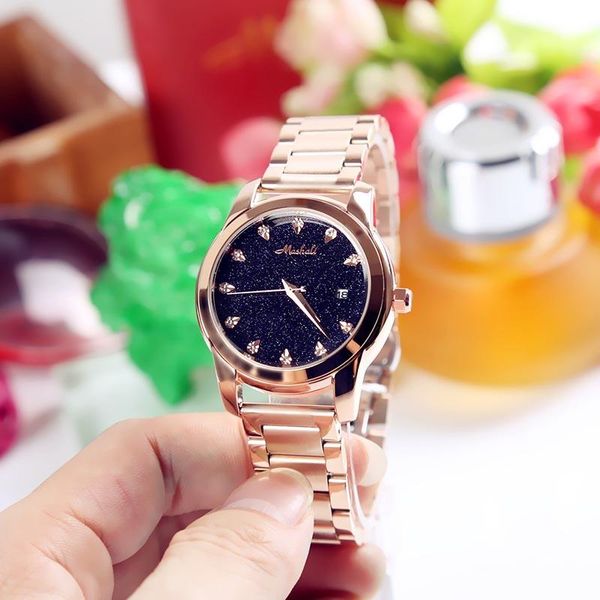wristwatches luxury crystal women's watch gold steel belt star sky calendar dail diamond bracelet polygon gift clock, Slivery;brown
wristwatches luxury crystal women's watch gold steel belt star sky calendar dail diamond bracelet polygon gift clock, Slivery;brown