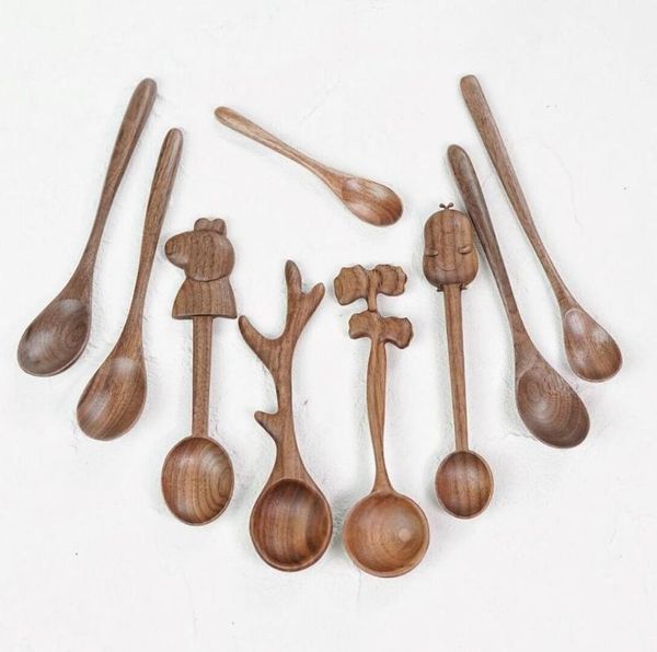 spoons handmade cute style walnut wooden spoon edible household tableware original design
spoons handmade cute style walnut wooden spoon edible household tableware original design
